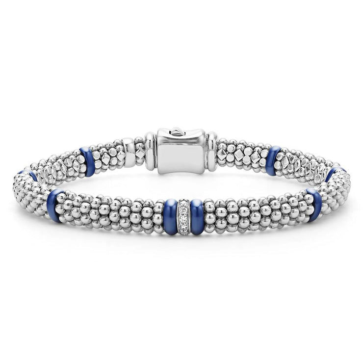 LAGOS Blue Caviar Single Station 6mm Diamond Bracelet