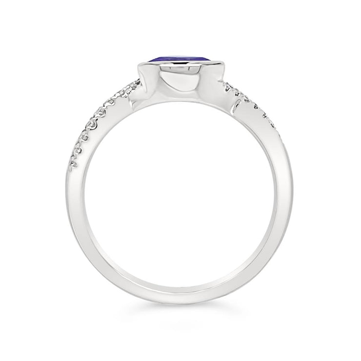 Irisa by Martin Binder Tanzanite & Diamond Ring (0.74 ct. tw. Gemstone)