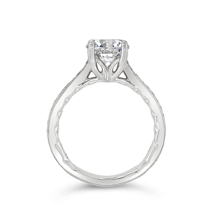 A.Jaffe Diamond Engagement Ring Mounting (0.28 ct. tw.)