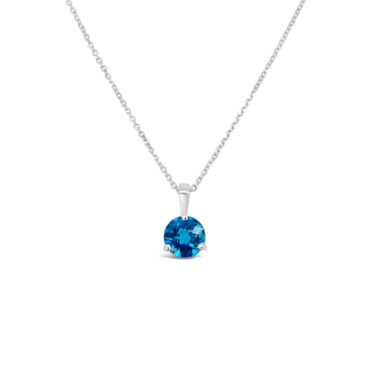 Irisa by Martin Binder London Blue Topaz Solitaire Necklace