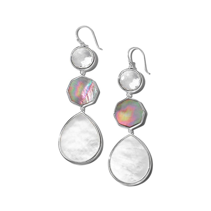 IPPOLITA Polished Rock Candy Silver Crazy 8s Earrings