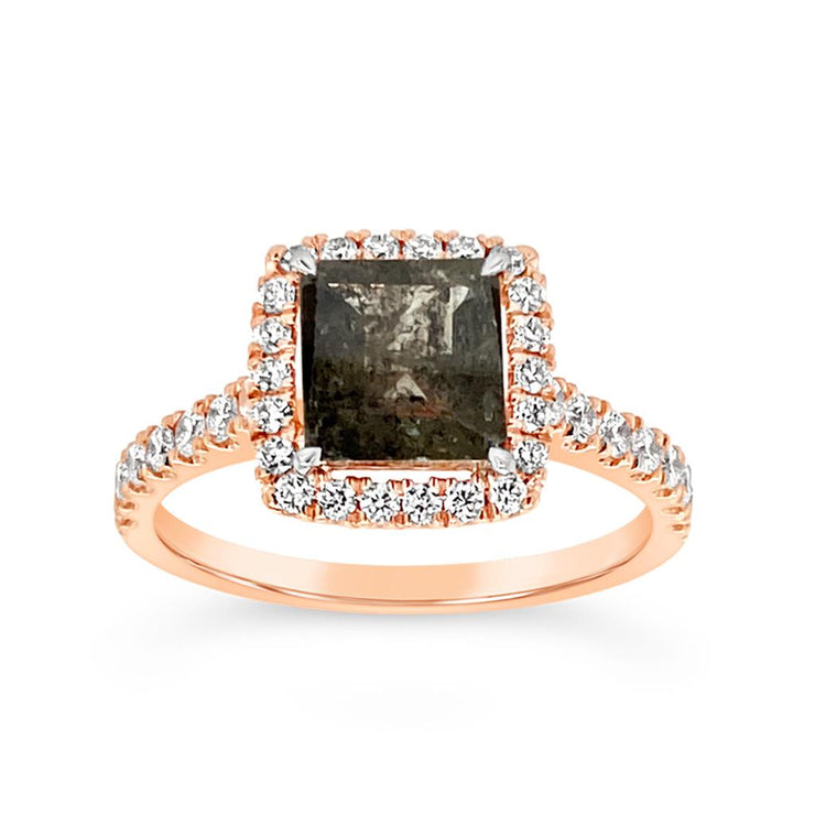 Yes by Martin Binder Salt & Pepper Diamond Engagement Ring (1.57 ct. tw.)