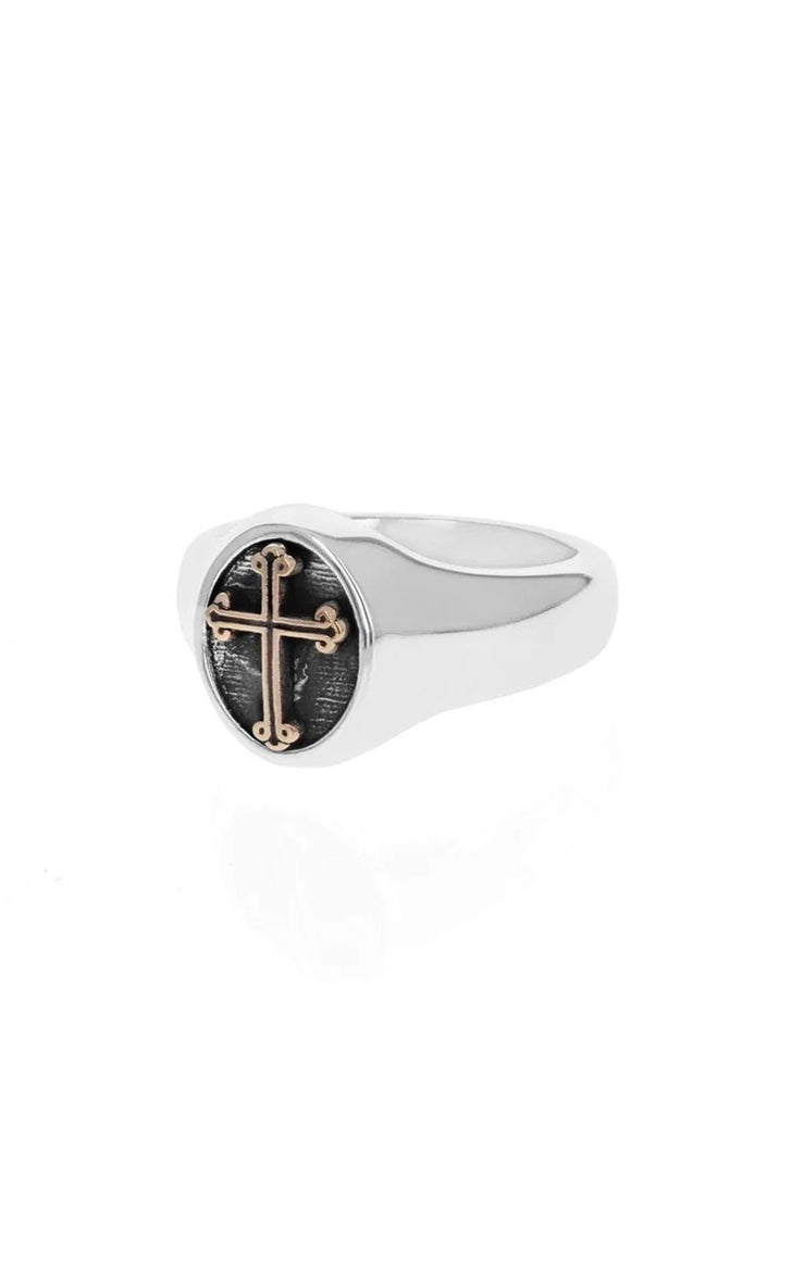 King Baby Traditional Cross Ring
