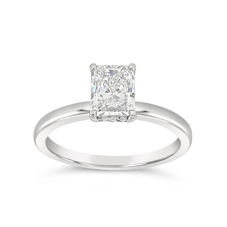 Yes by Martin Binder Radiant Solitaire Diamond Engagement Ring (0.98 ct. tw.)