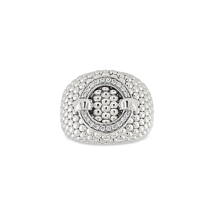 LAGOS Enso Caviar Diamond Circle Ring
