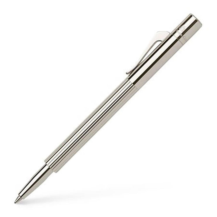 Faber-Castell Slim Platinum Plated Pocket Ball Pen
