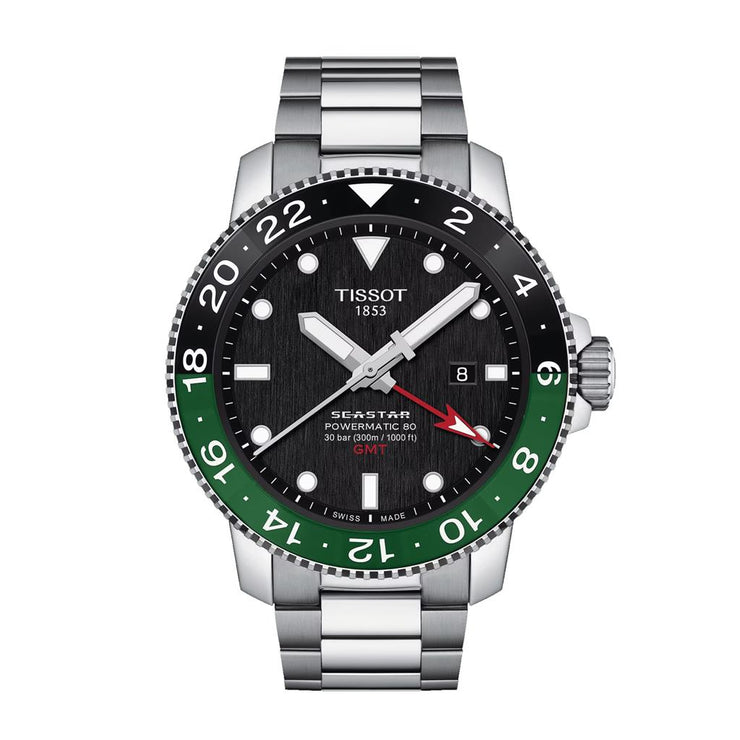 Tissot Seastar 1000 Powermatic 80 GMT Wristwatch