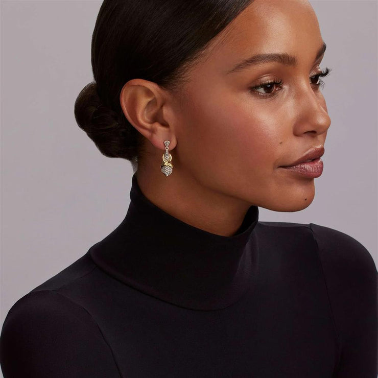 LAGOS Embrace Two-Tone X Drop Earrings