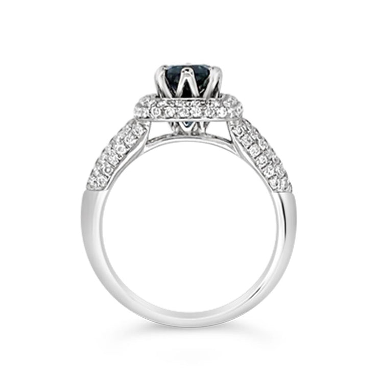 Irisa by Martin Binder Montana Sapphire & Diamond Ring