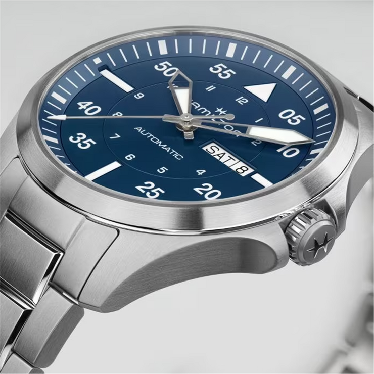 Hamilton Khaki Aviation Pilot Day Date Automatic 42mm Wristwatch