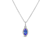 Irisa by Martin Binder Marquise Tanzanite & Diamond Necklace