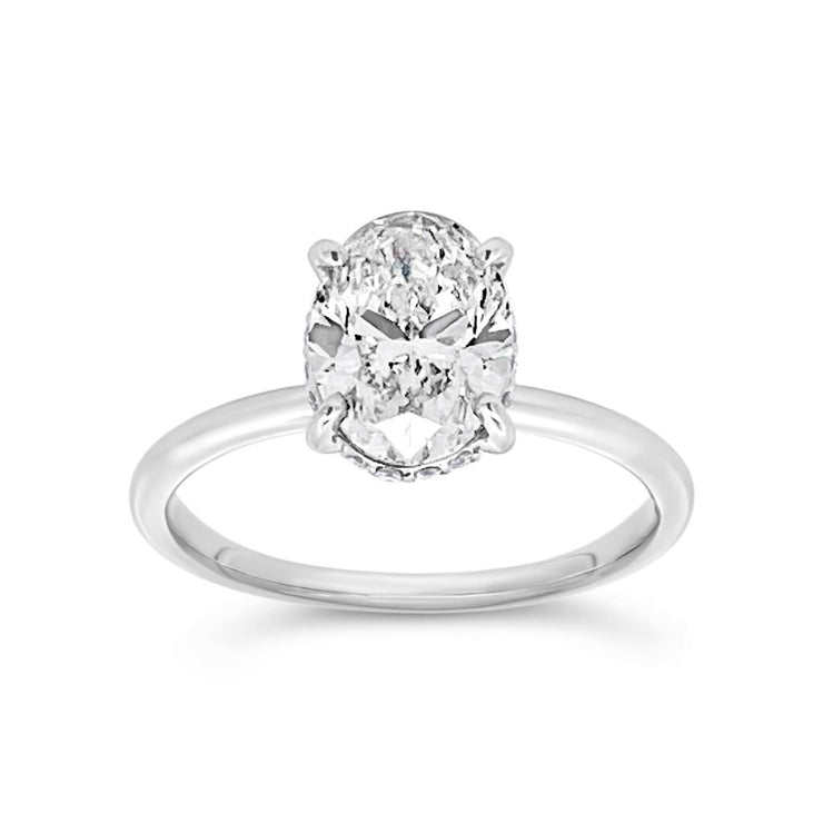 Yes by Martin Binder Oval Hidden Halo Diamond Engagement Ring (1.77 ct. tw.)