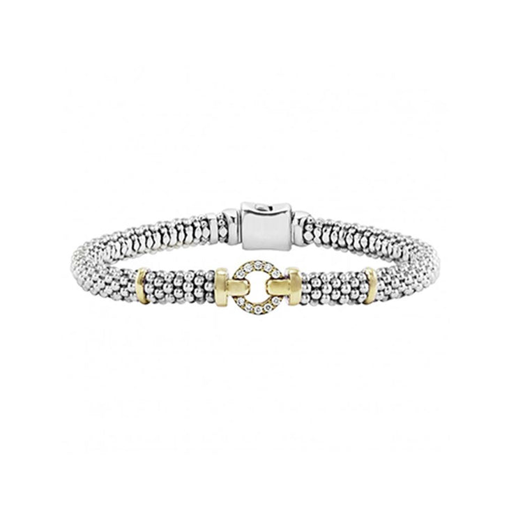LAGOS Enso Single Diamond Circle Bracelet