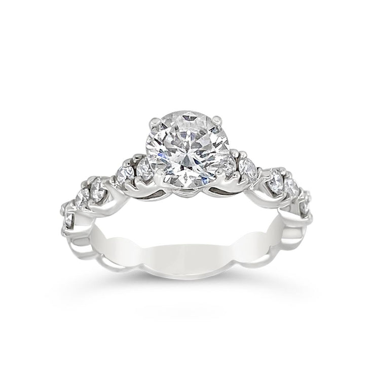 A. Jaffe Diamond Semi-Mount Engagement Ring (0.48 ct. tw.)