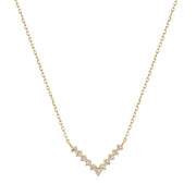 Aurelie Gi Dream LAB-GROWN Diamond Wishbone Necklace
