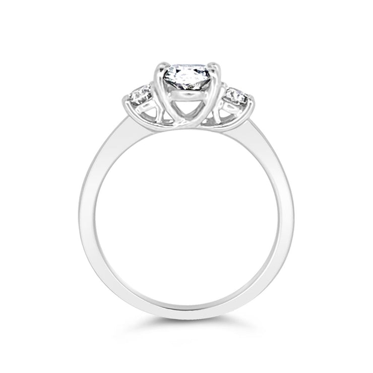 Yes by Martin Binder Oval Diamond Three Stone Engagement Ring (1.26 ct. tw.)