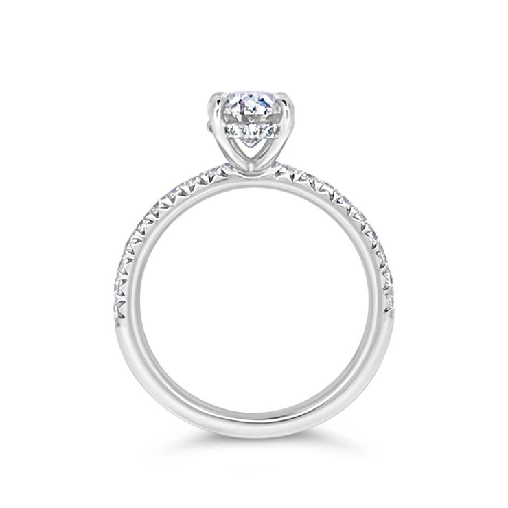Yes by Martin Binder Oval Diamond Engagement Ring (1.90 ct. tw.)