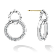 LAGOS Caviar Spark Diamond Double Circle Earrings