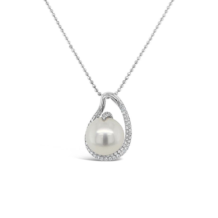 Tara South Sea Pearl & Diamond Pendant Necklace