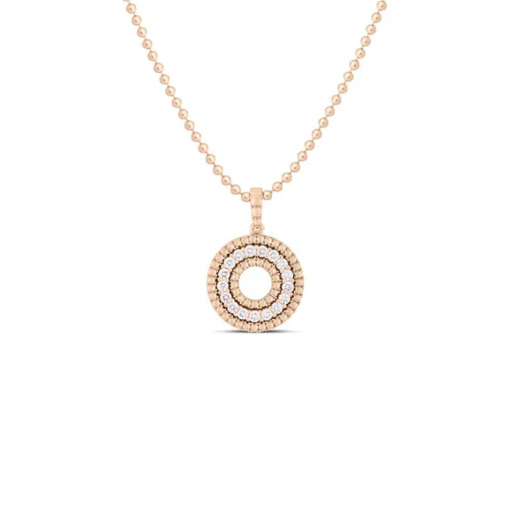 Roberto Coin Siena Circle Diamond Necklace