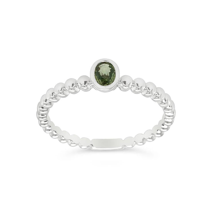Irisa by Martin Binder Green Sapphire Bubble Ring