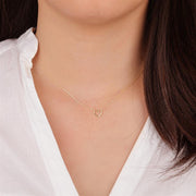 Aurelie Gi Jane Open Heart Necklace