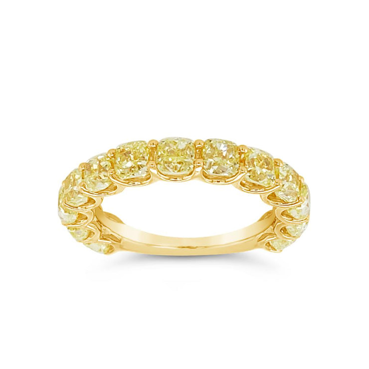 Clara by Martin Binder Yellow Cushion Diamond Ring (4.20 ct. tw.)