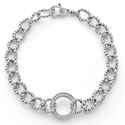 LAGOS Caviar SparkDiamond Circle Link Bracelet