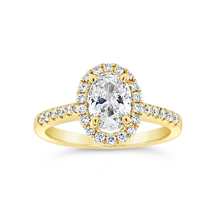 Yes by Martin Binder Oval Halo Diamond Engagement Ring (1.09 ct. tw.)