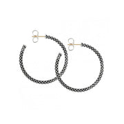 LAGOS 35mm Caviar Hoop Earrings
