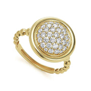 LAGOS Meridian 18K Gold Circle Diamond Ring