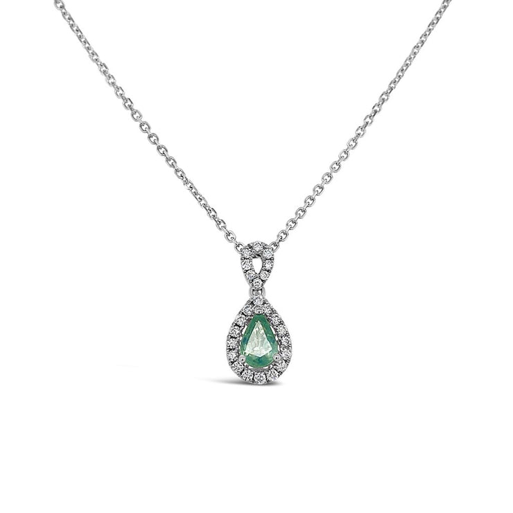 Irisa by Martin Binder Pear Alexandrite & Diamond Necklace