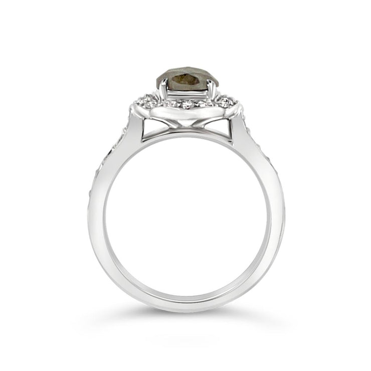 Yes by Martin Binder Salt & Pepper Diamond Engagement Ring (1.32 ct. tw.)
