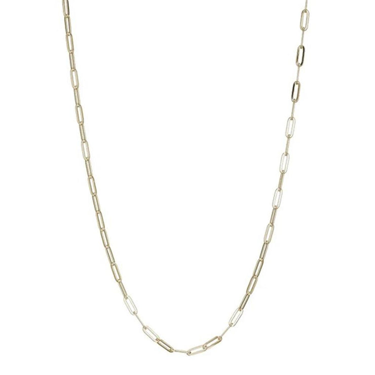 Elle Paperclip 24 Inch Necklace