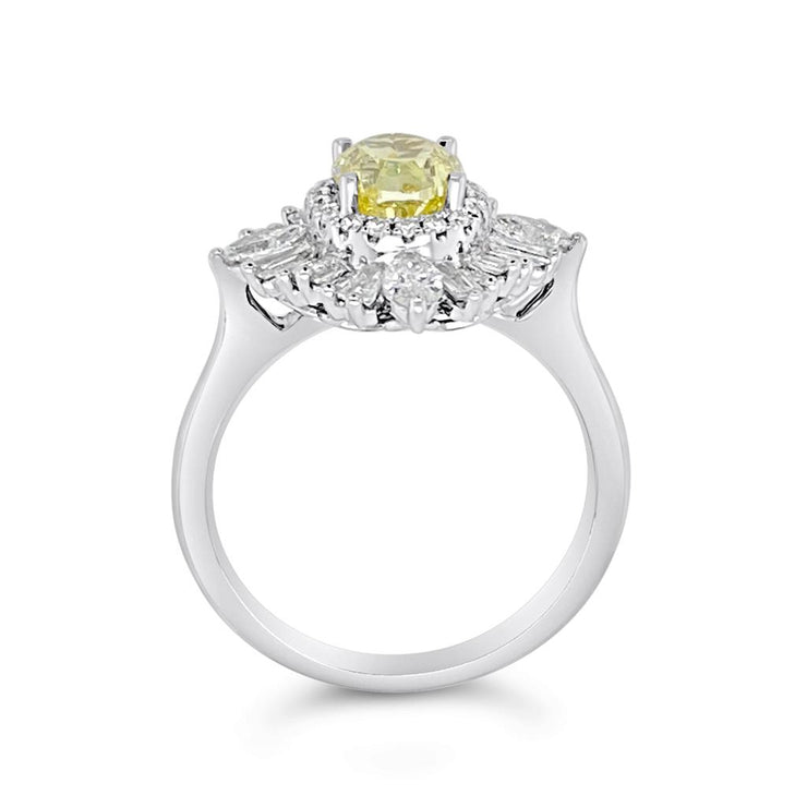 Yes by Martin Binder Oval Yellow Diamond Engagement Ring (2.25 ct. tw.)