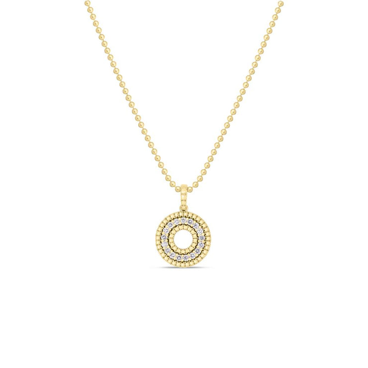 Roberto Coin Siena Diamond Circle Necklace