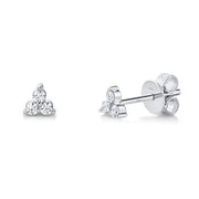 Shy Creation Diamond Stud Earrings
