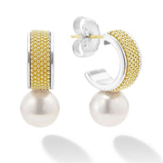 LAGOS Luna Two-Tone Freshwater Pearl Earrings