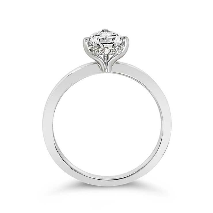 Yes by Martin Binder Pear Solitaire Diamond Engagement Ring (1.10 ct. tw.)