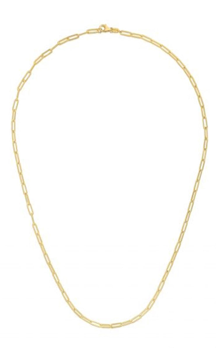 Aura by Martin Binder 2.5mm Paper Clip Chain Necklace