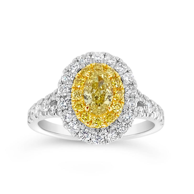 Clara by Martin Binder Fancy Yellow Diamond Ring (0.72 ct. tw.)