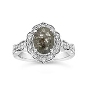 Yes by Martin Binder Salt & Pepper Diamond Engagement Ring (1.32 ct. tw.)
