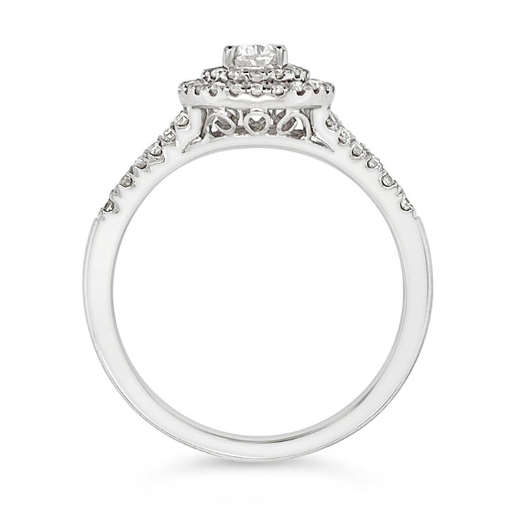 Yes by Martin Binder Double Halo Engagement Ring (0.82 ct. tw.)