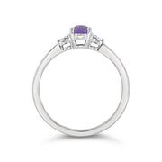 Color by Martin Binder Amethyst & Diamond Accent Ring