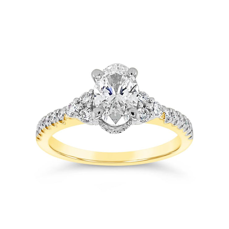 Yes by Martin Binder Oval Diamond Engagement Ring (1.28 ct. tw.)
