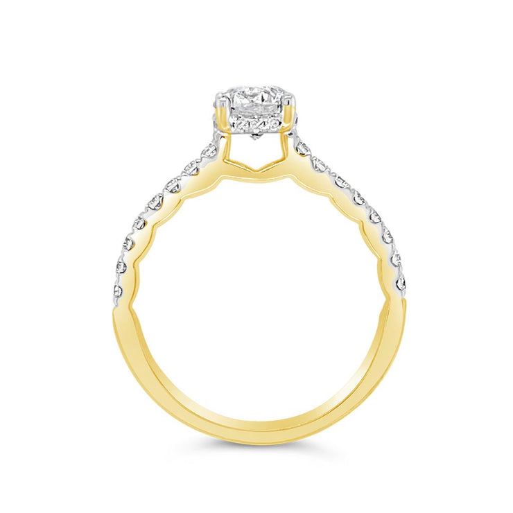 Yes by Martin Binder Round Diamond Engagement Ring (1.11 ct. tw.)