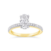 Yes by Martin Binder Oval Diamond Engagement Ring (1.15 ct. tw.)