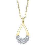 Shy Creation Diamond Pave Necklace (0.12 ct)