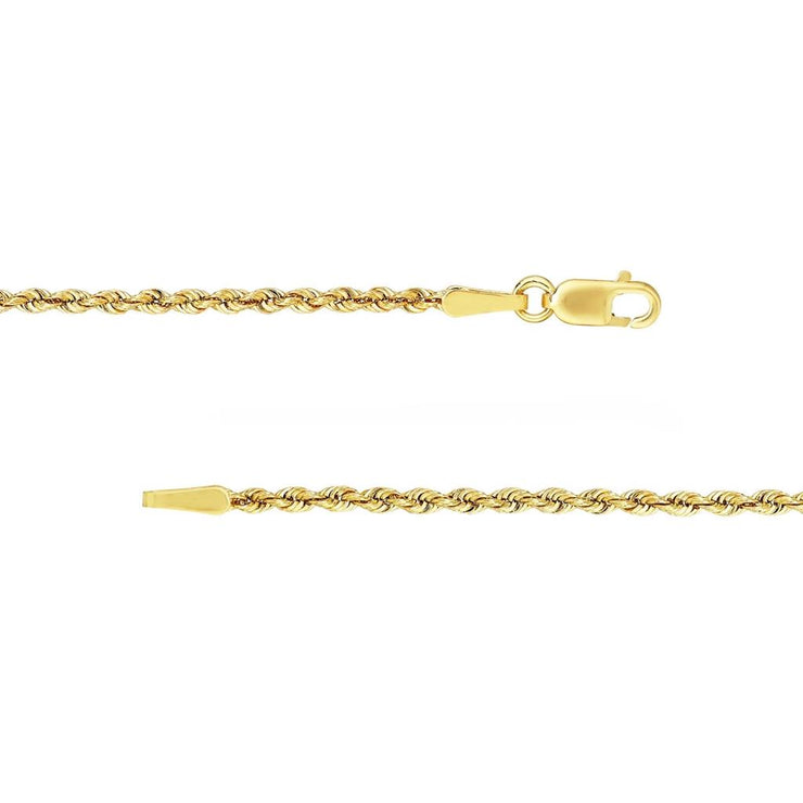Aura by Martin Binder 1.8mm Rope Chain Anklet