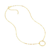 Aura by Martin Binder Gold Circle Necklace